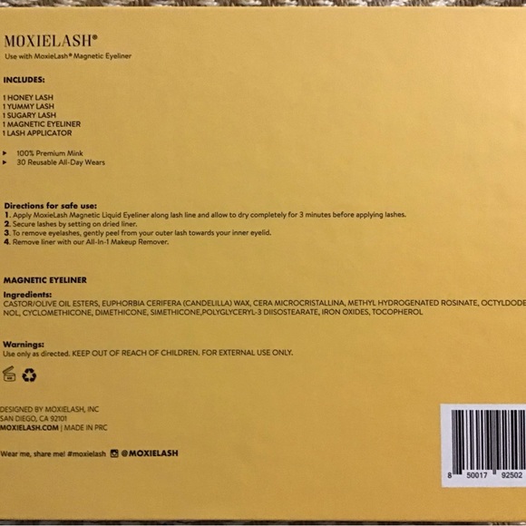 MOXIE LASH STARTER KIT Magnetic Mink Eyelash Kit. - Picture 4 of 4